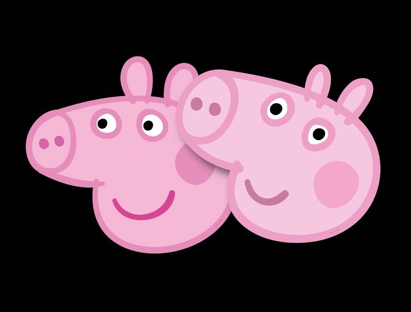 6 Caretas Peppa Pig