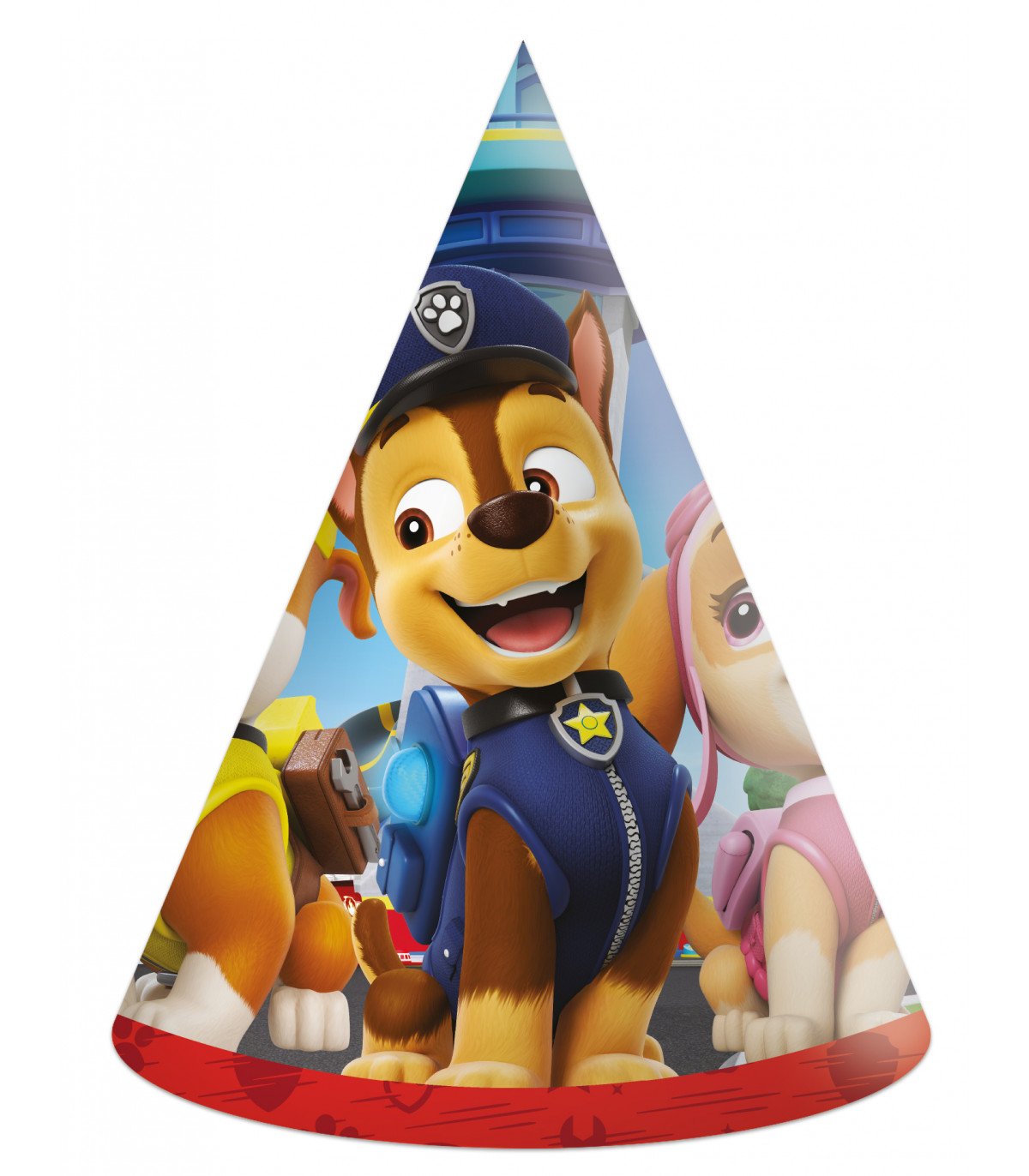 6 GORROS PATRULLA CANINA