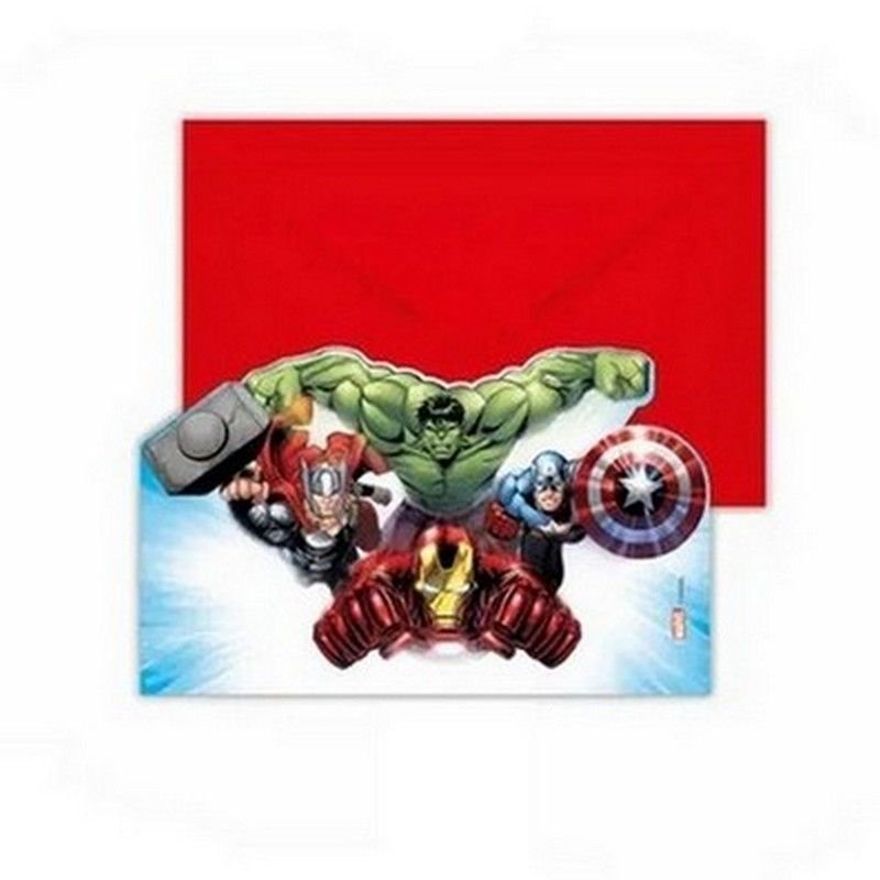 6 INVITI AVENGERS