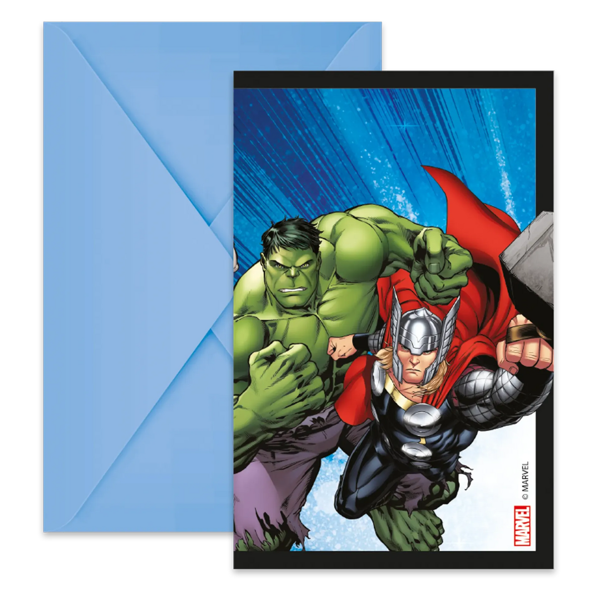 6 INVITI EVERGREEN DEGLI AVENGERS