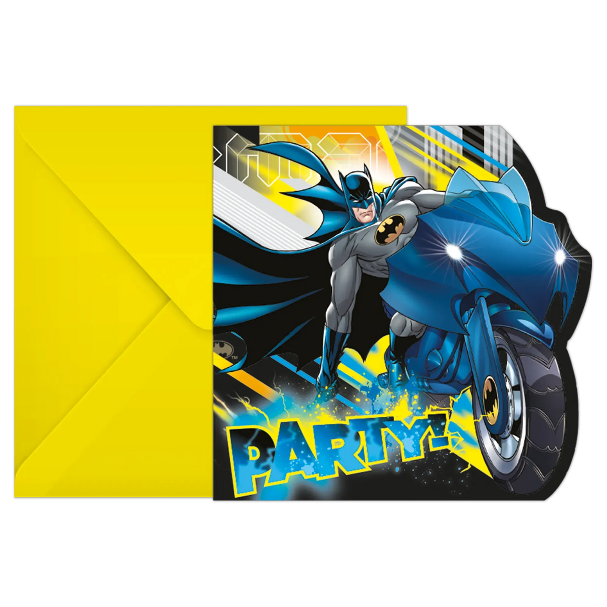 6 INVITACIONES BATMAN