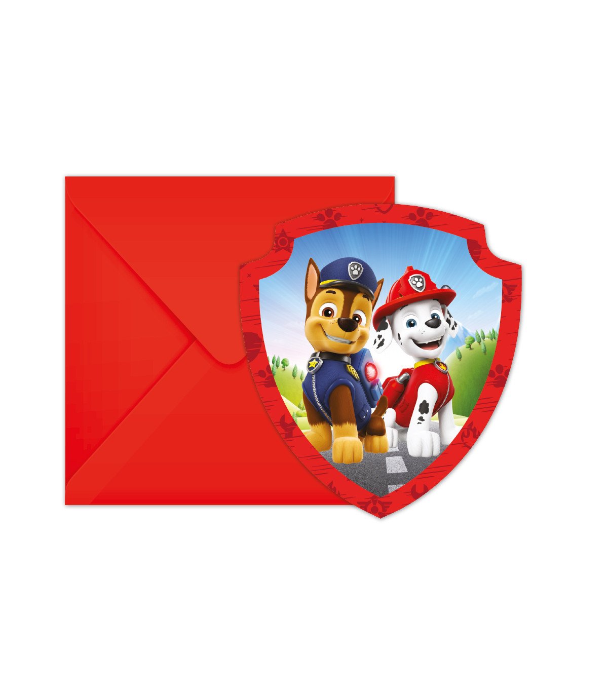 6 INVITACIONES PATRULLA CANINA