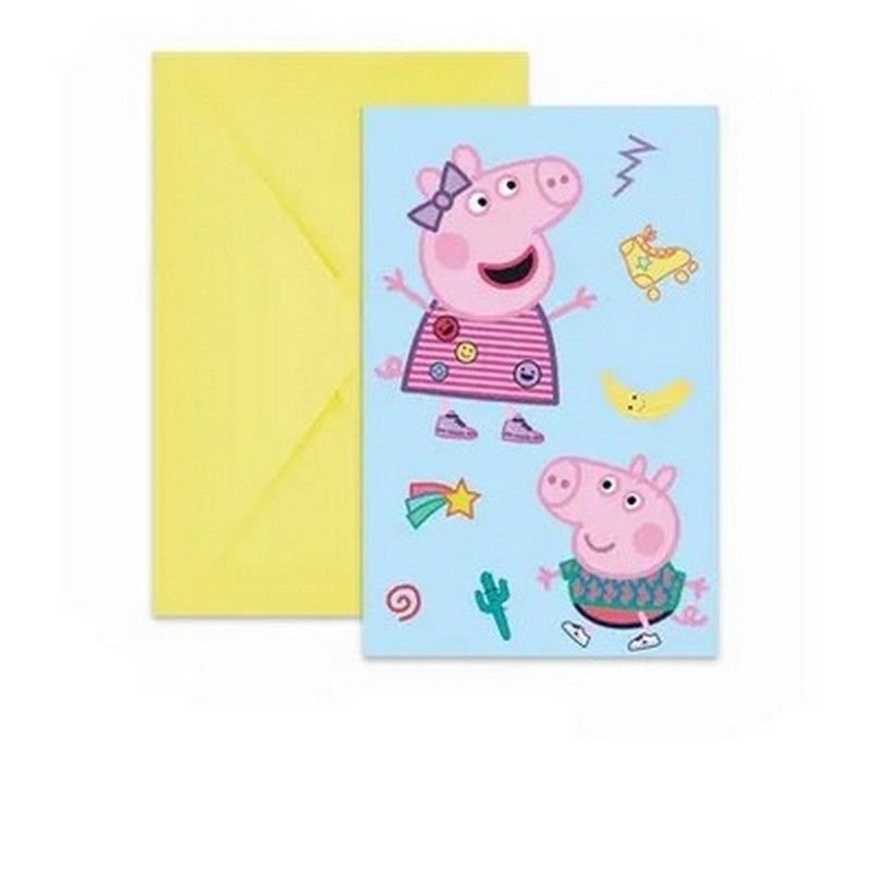 6 INVITI DI PEPPA PIG