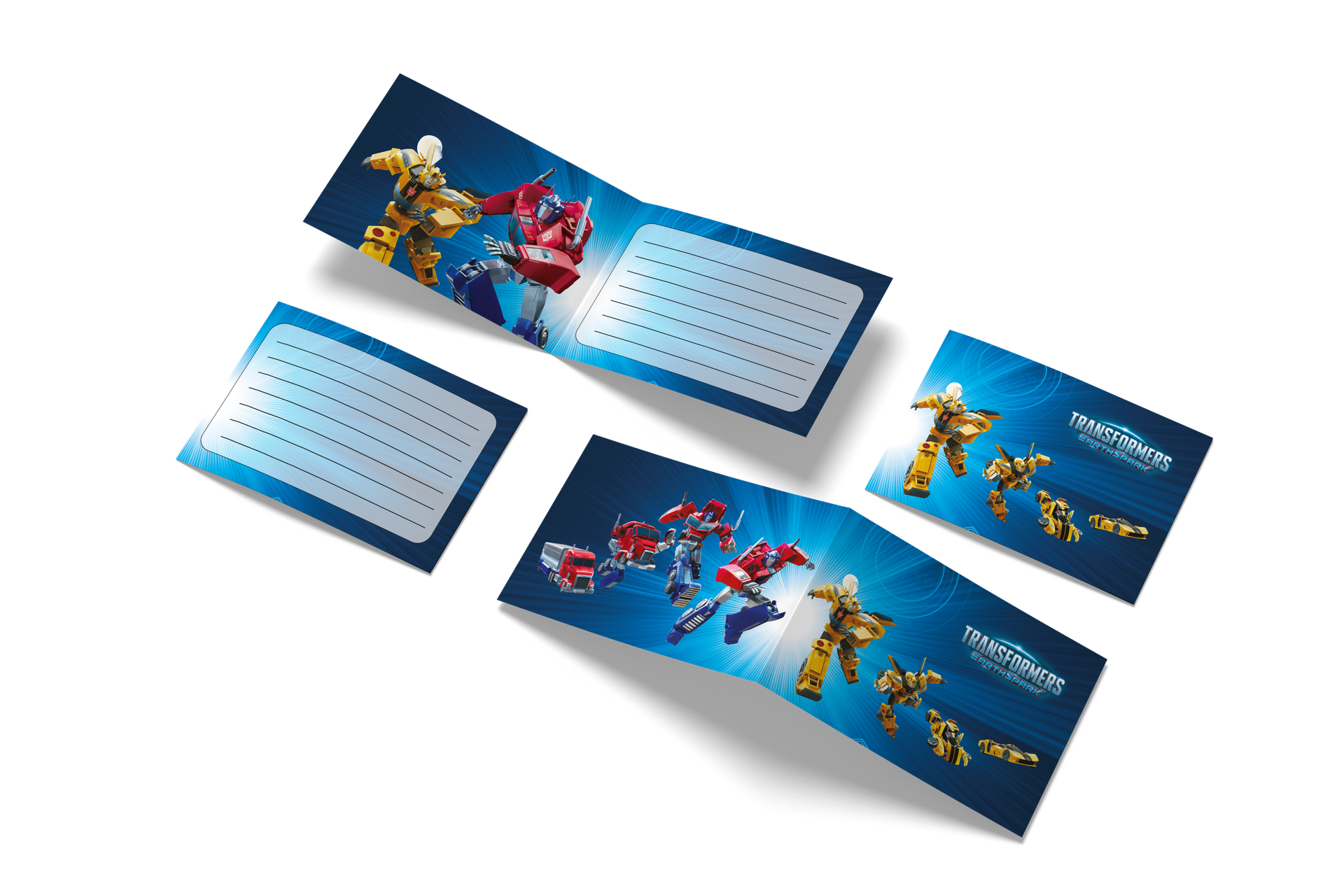 6 Invitaciones Transformers 240 x 80 mm