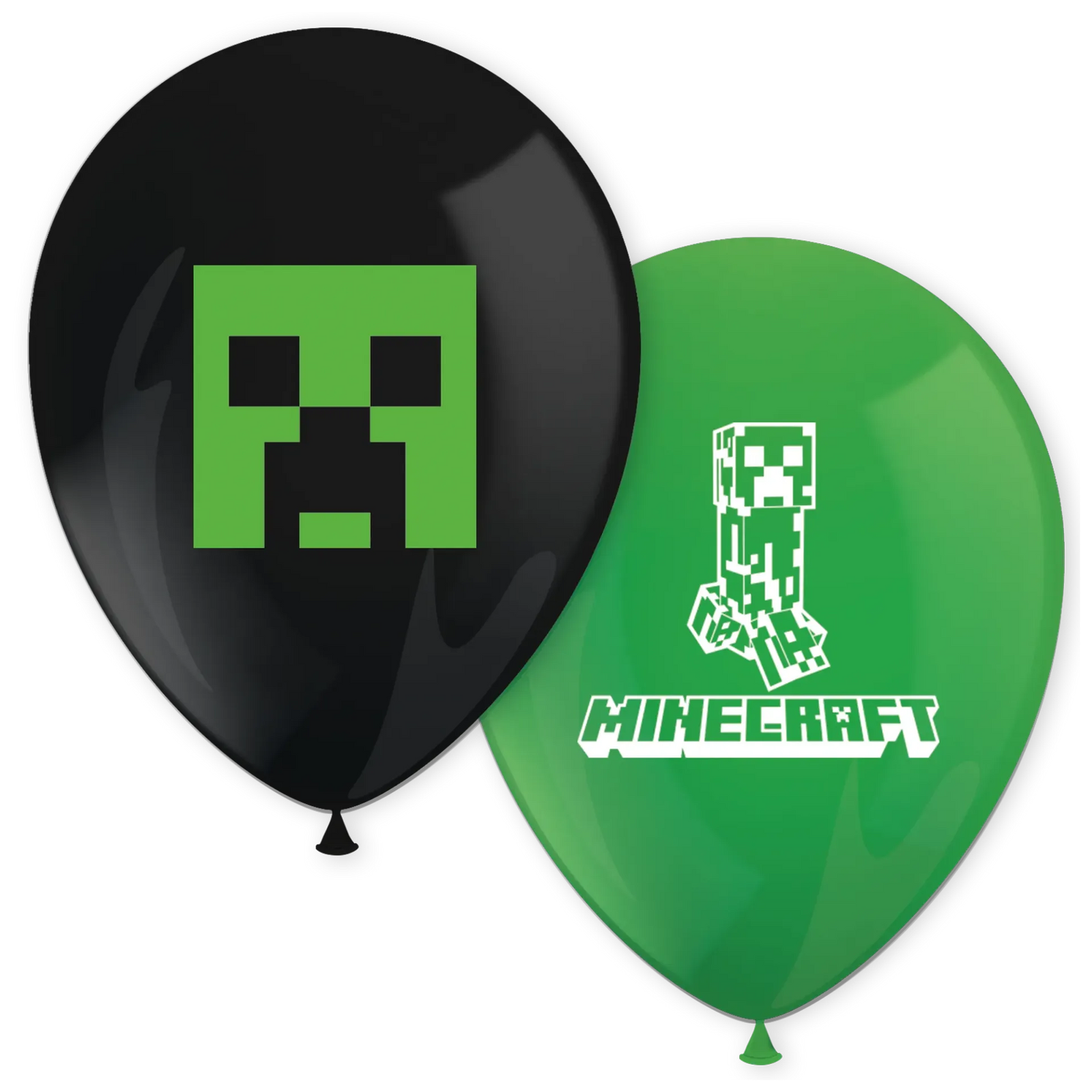 8 GLOBOS LATEX MINECRAFT