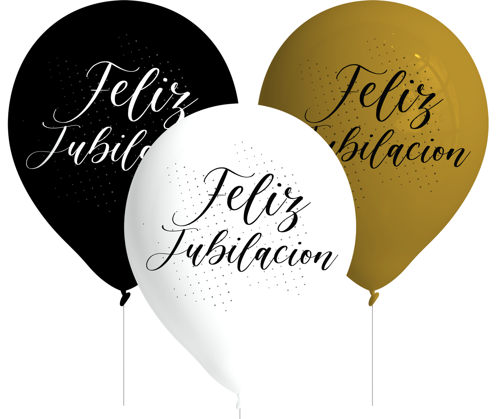 8 palloncini per la pensione da 27 cm