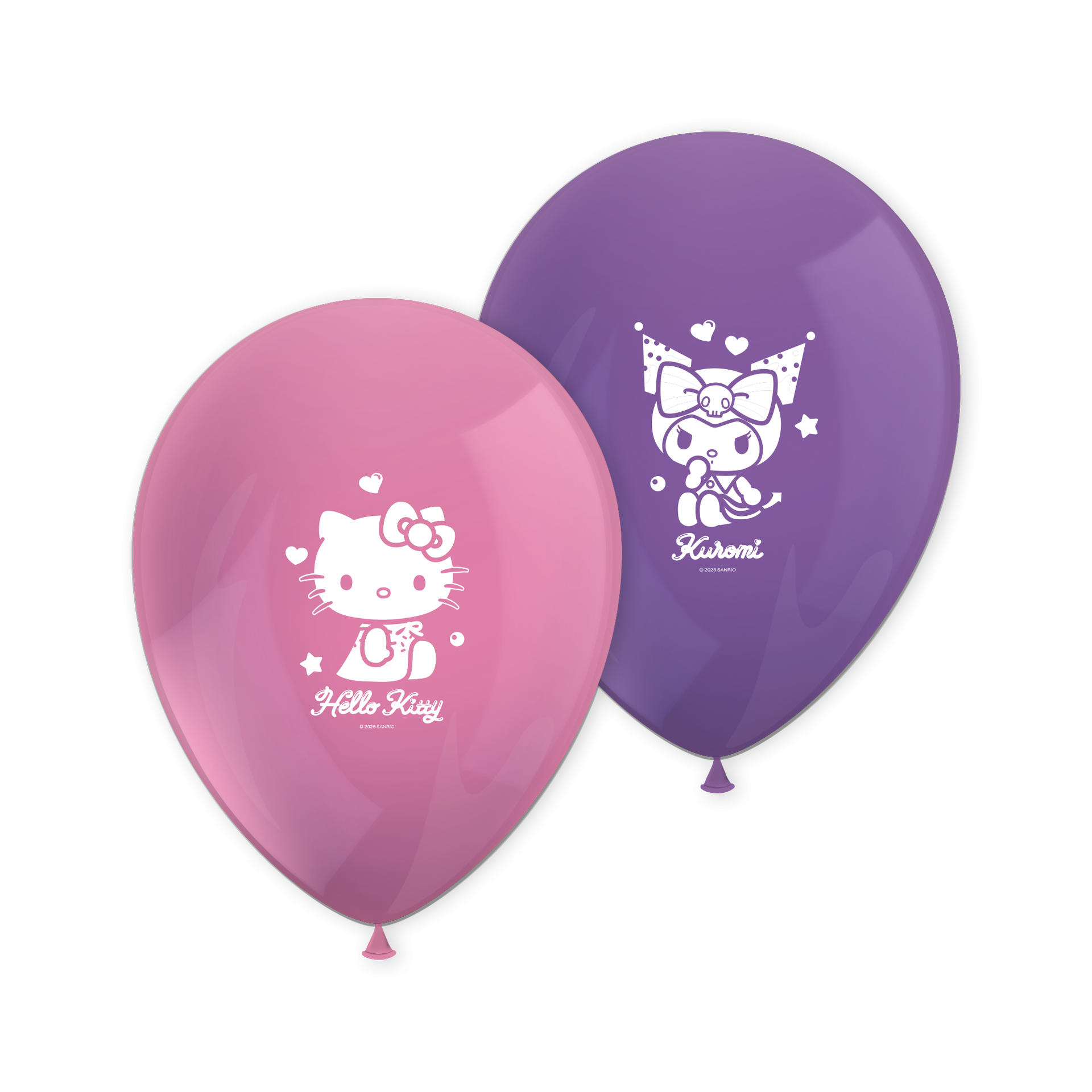 8 Globos Kuromi 27 cm