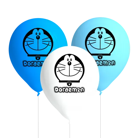 8 Doraemon Latex Balloons