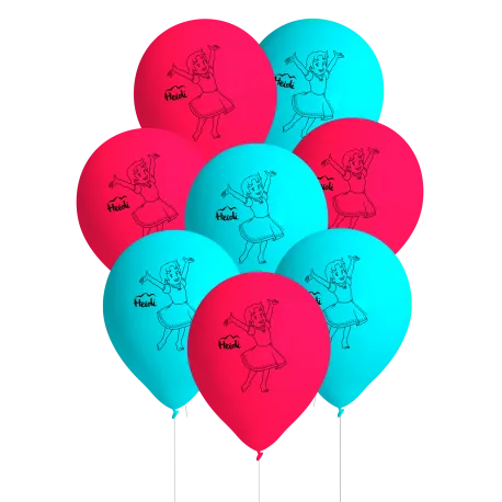 8 Heidi Latex Balloons