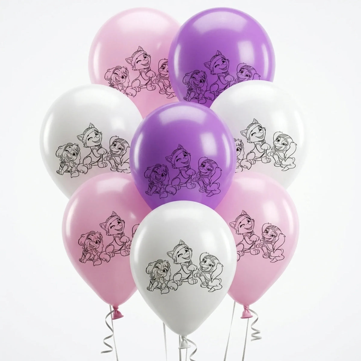 8 Skye Latex Balloons