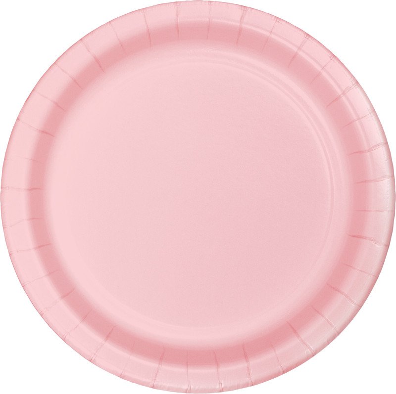8 PIATTI 18 CM CLASSICO ROSA