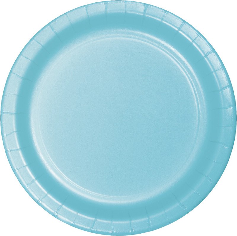 8 PIATTI 18 CM BLU PASTELLO