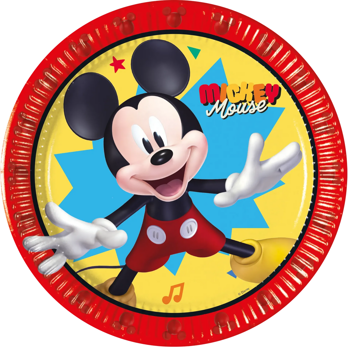 8 20 CM MICKEY FUN PLATES