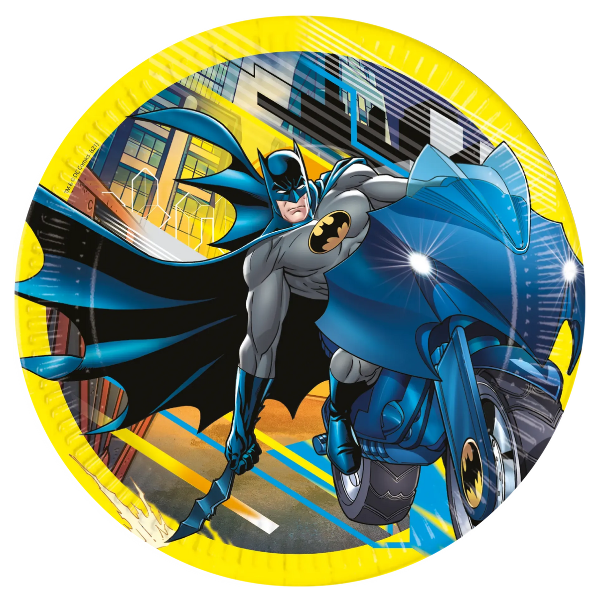8 PIATTI BATMAN 23 CM