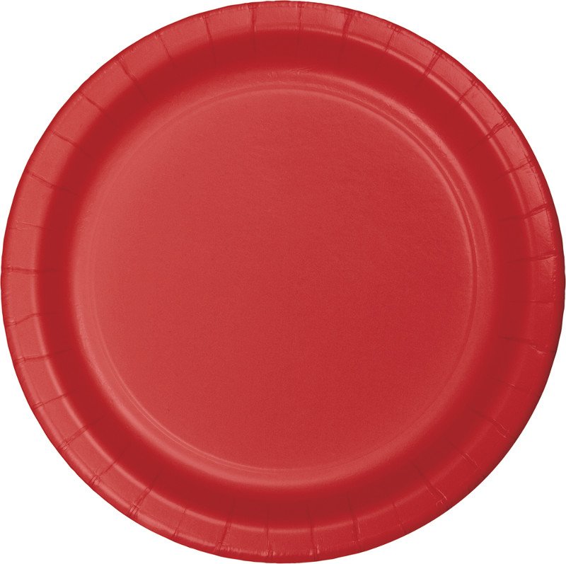 8 PIATTI 23 CM CLASSICO ROSSO