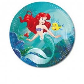 8 PLATOS 23 CM SIRENITA ARIEL