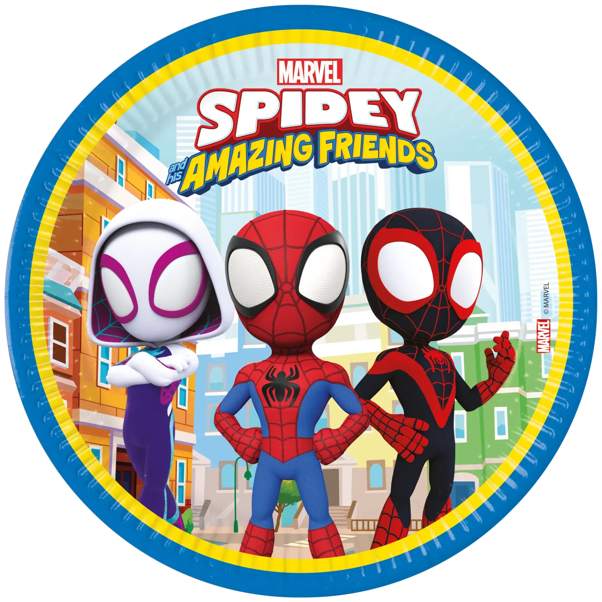 8 PIATTI SPIDEY 23 CM
