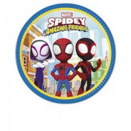 8 PLATOS 23 CM SPIDEY
