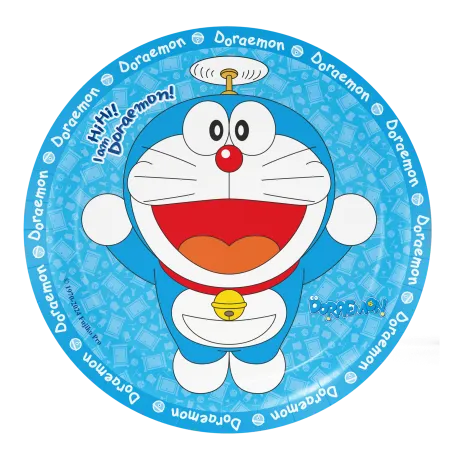 8 piatti Doraemon 18 cm