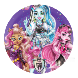8 piatti Monster High da 18 cm