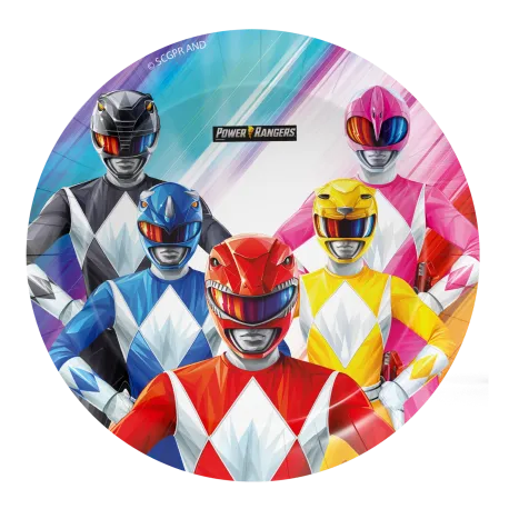 8 Platos 18 Cm Power Rangers