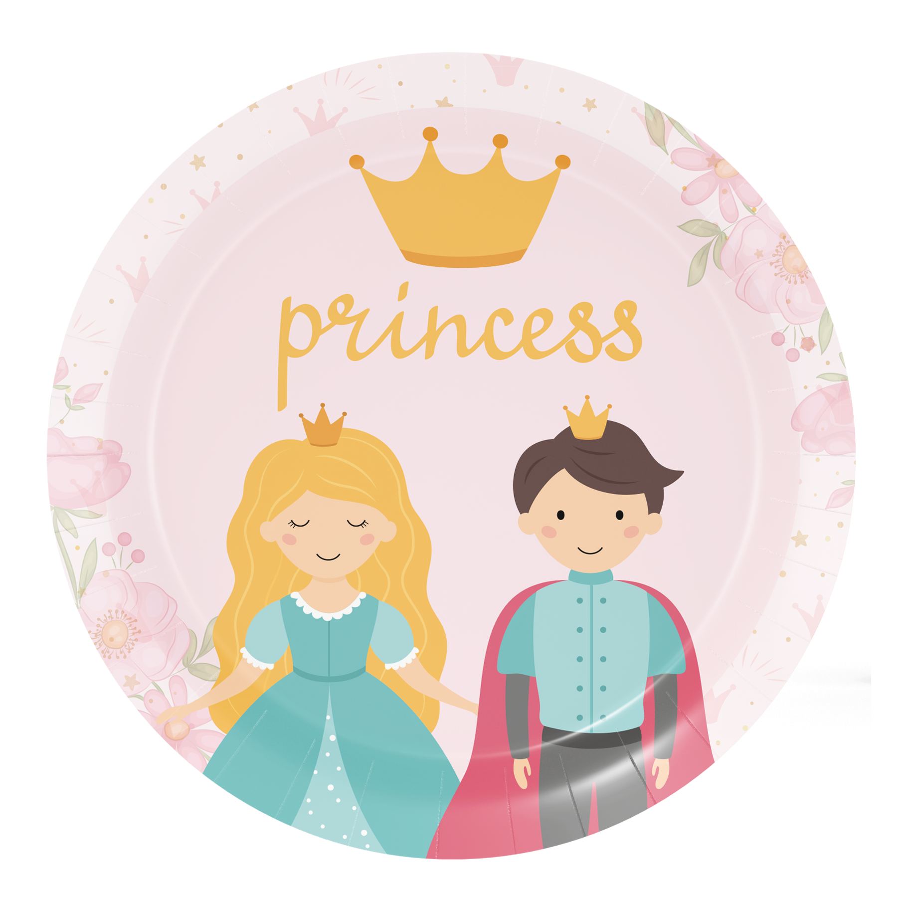 8 Platos 18 cm LITTLE PRINCESS