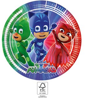 8 23 Cm PJ Masks Plates