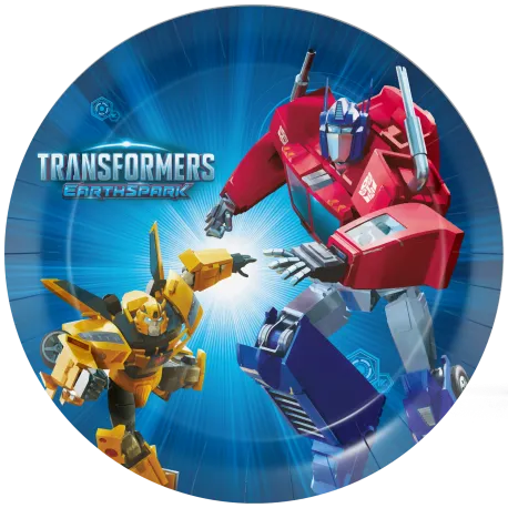 8 piatti Transformers 23 cm