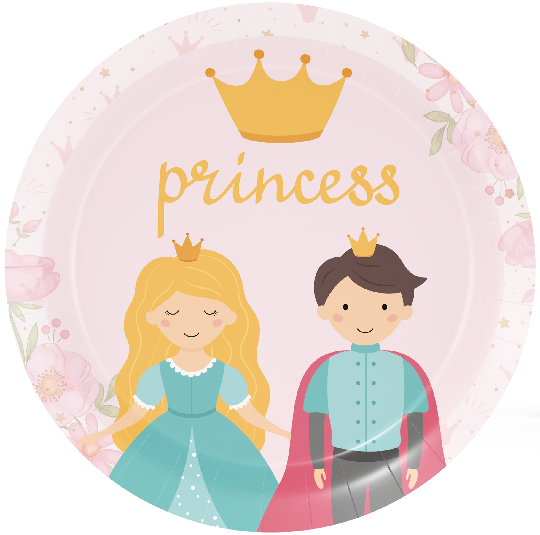 8 Platos 23 cm LITTLE PRINCESS