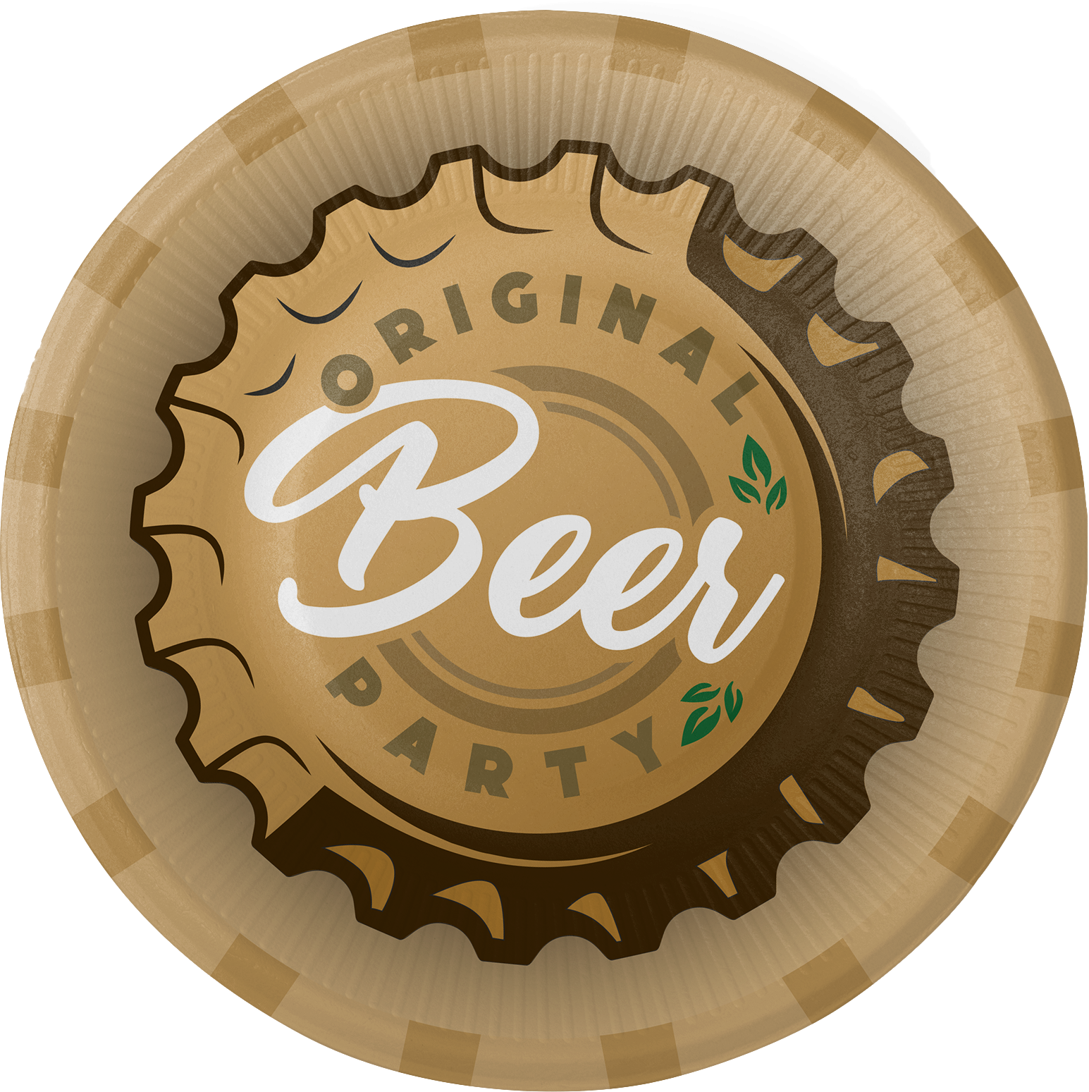 8 Platos Cerveza 18 cm