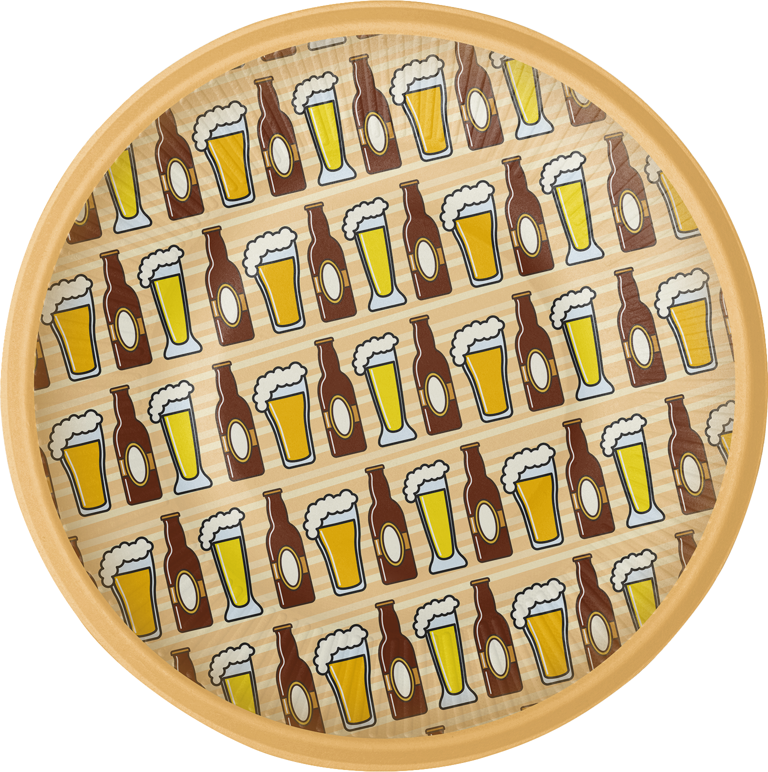 8 Platos Cerveza 23 cm