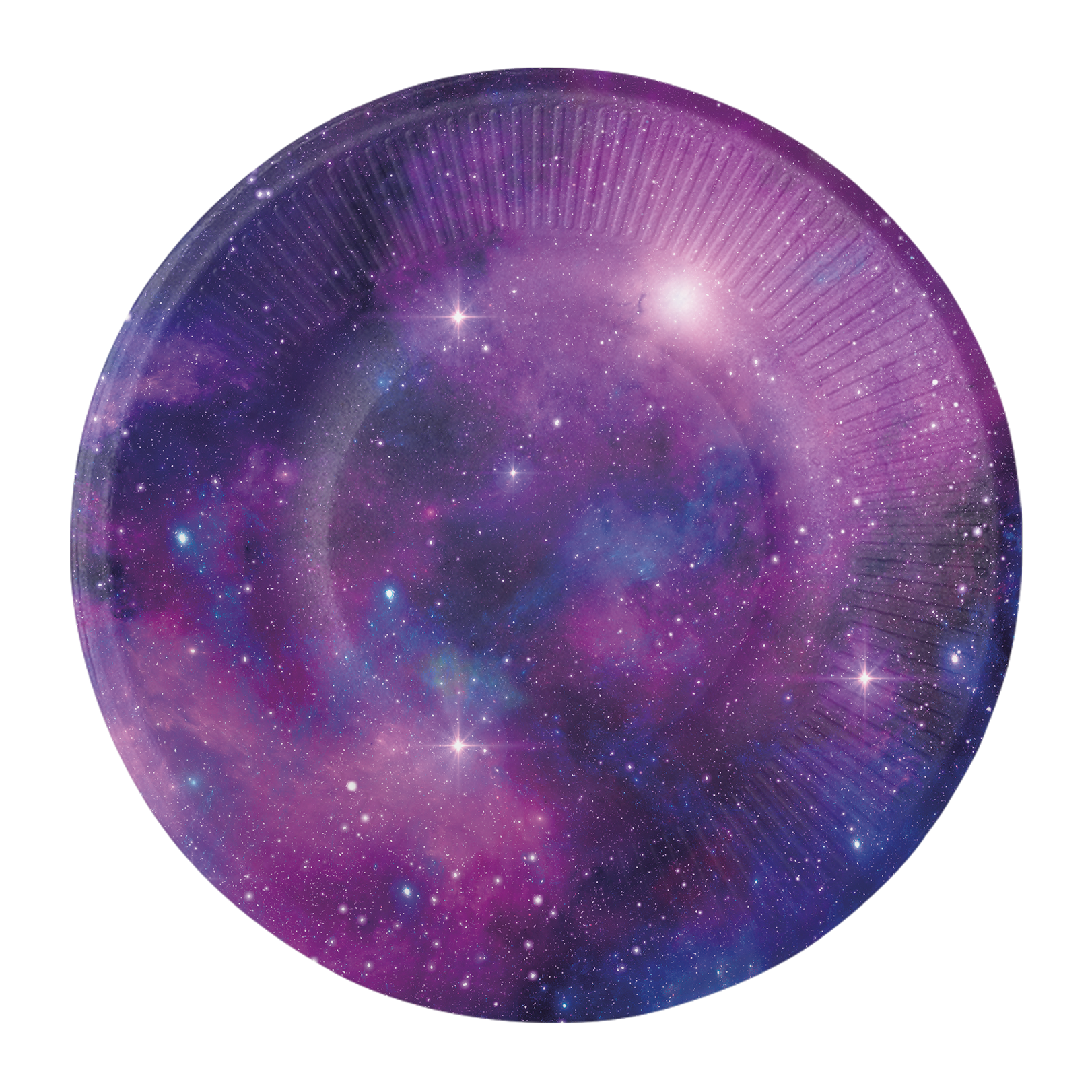 8 Platos Galaxy Party 18 cm