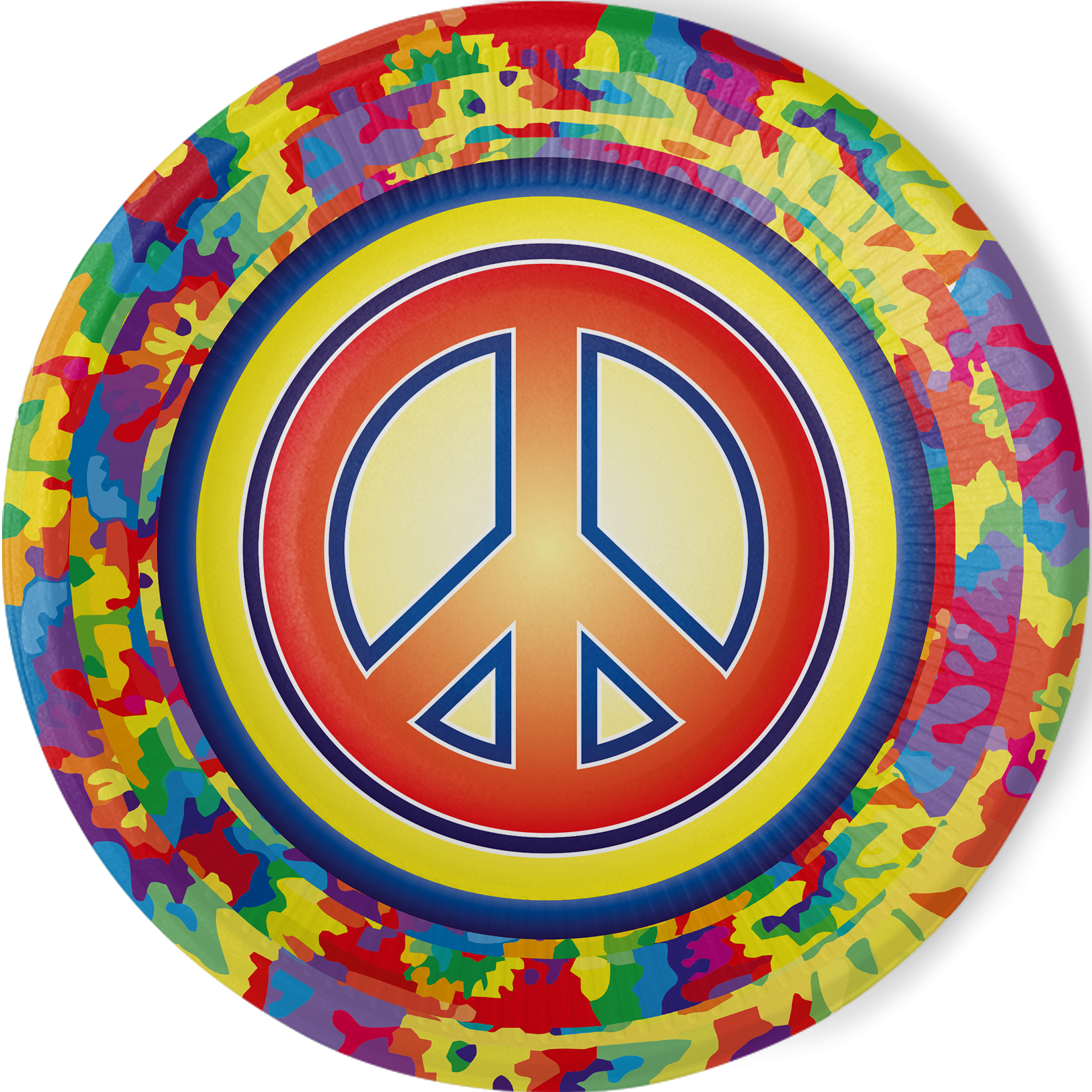 8 Platos Hippie 23 cm