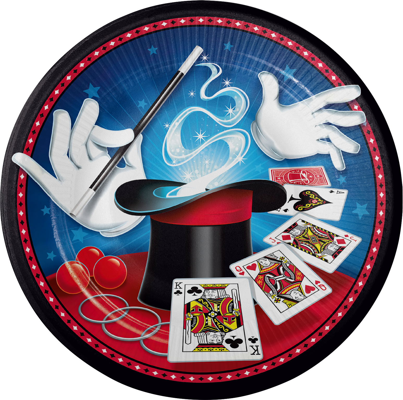 8 Platos Magia 23 cm