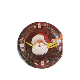 8 Piatti Babbo Natale 23 cm