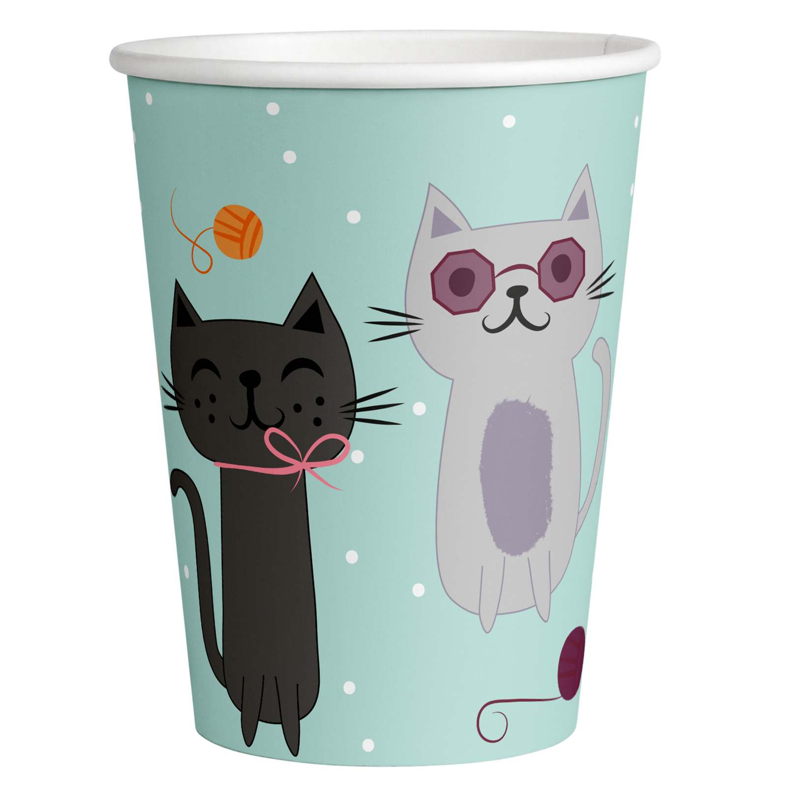 8 GOBELETS DE FÊTE CHATS 250 ml