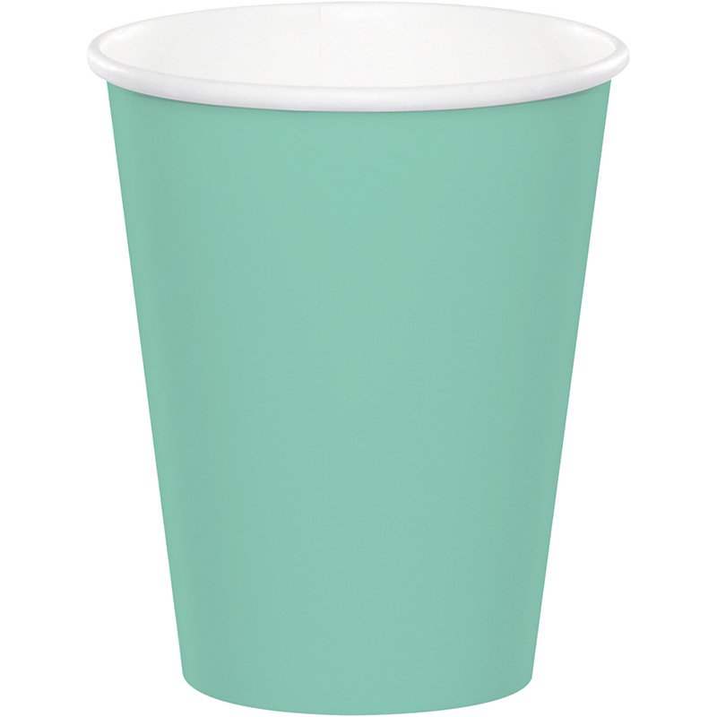 8 VASOS DE PAPEL 250 ML FRESH MINT