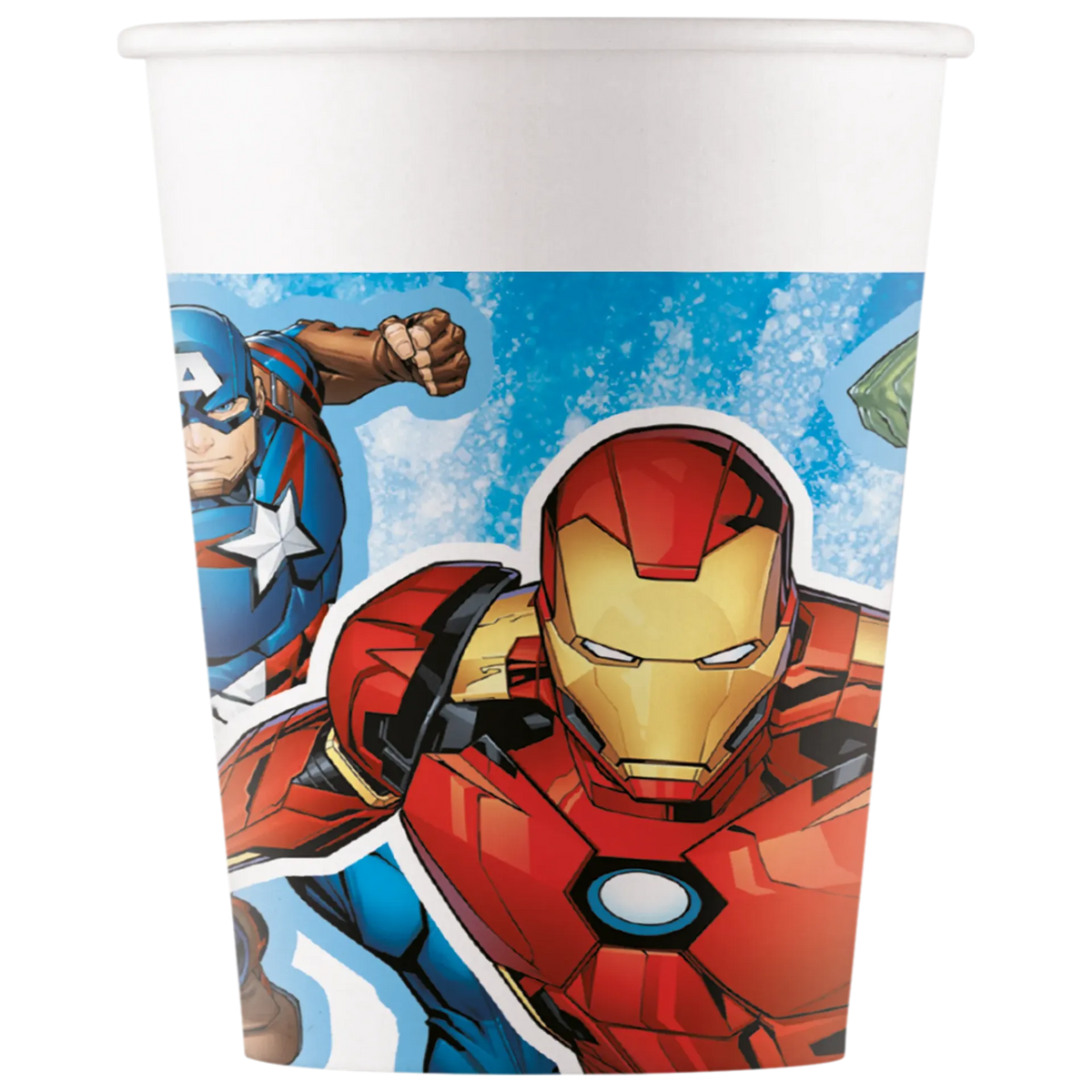 8 PAPER CUPS AVENGERS EVERGREEN