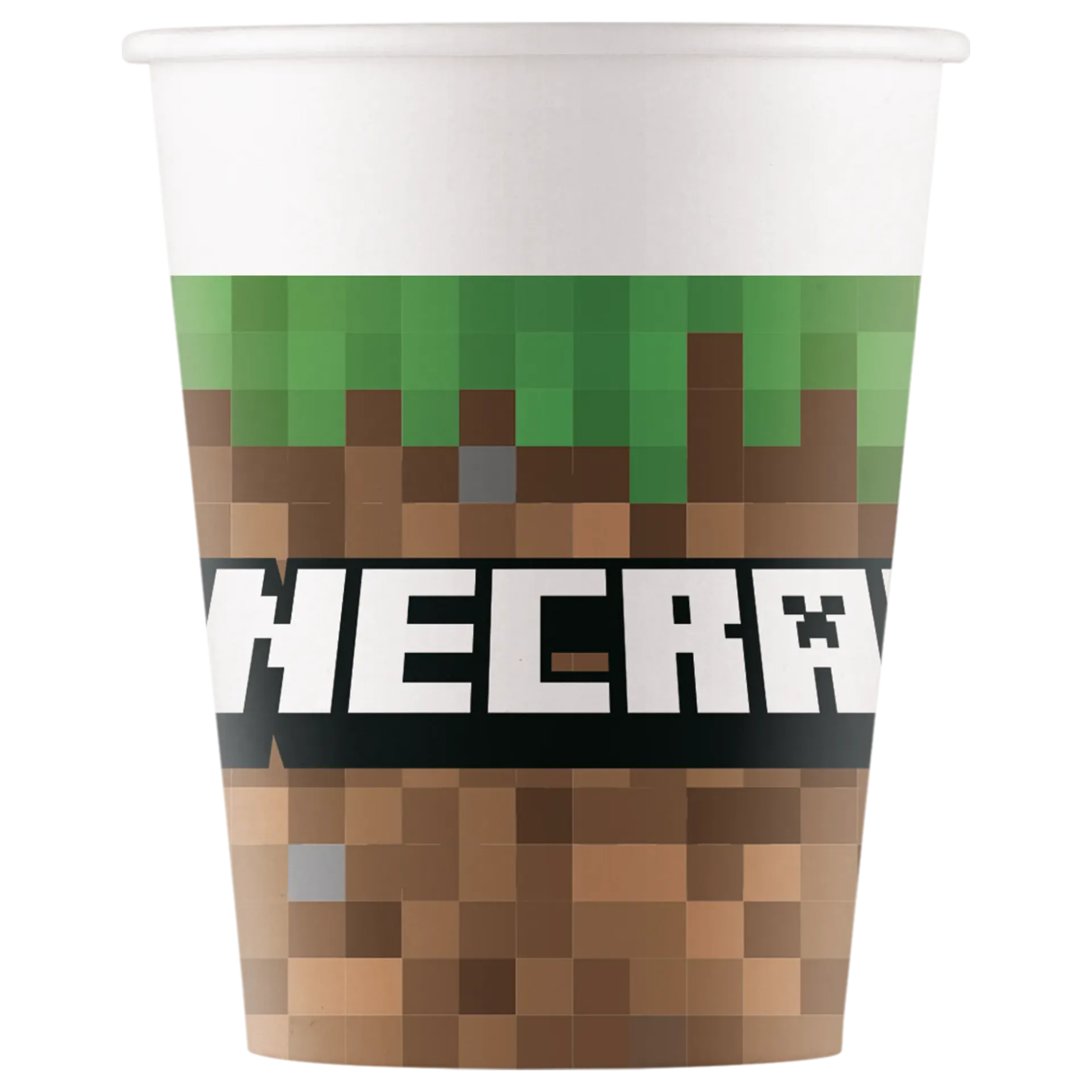 8 VASOS DE PAPEL MINECRAFT