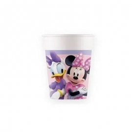 8 VASOS DE PAPEL MINNIE