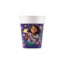8 VASOS PAPEL ENCANTO