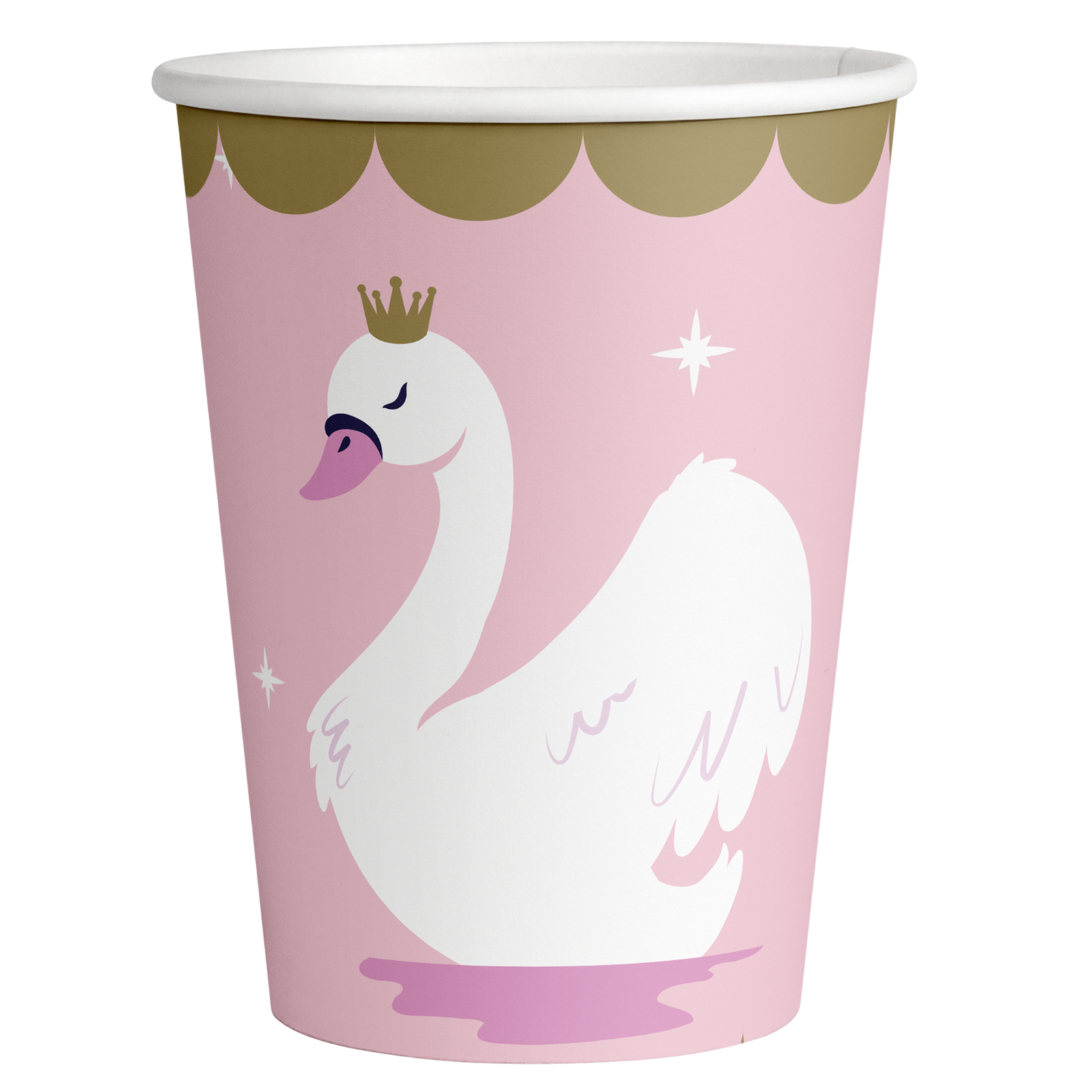 8 verres STYLISH SWAN PARTY 250 ml