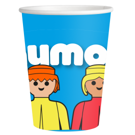 8 Vasos Playmobil 250 ml