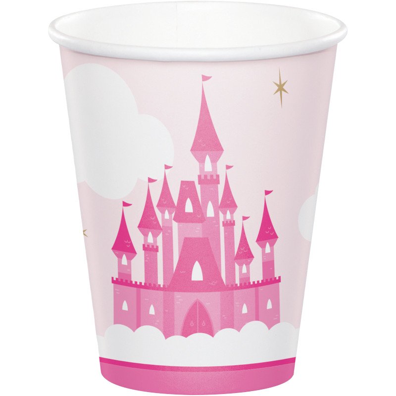 8 Vasos 236 ml LITTLE PRINCESS