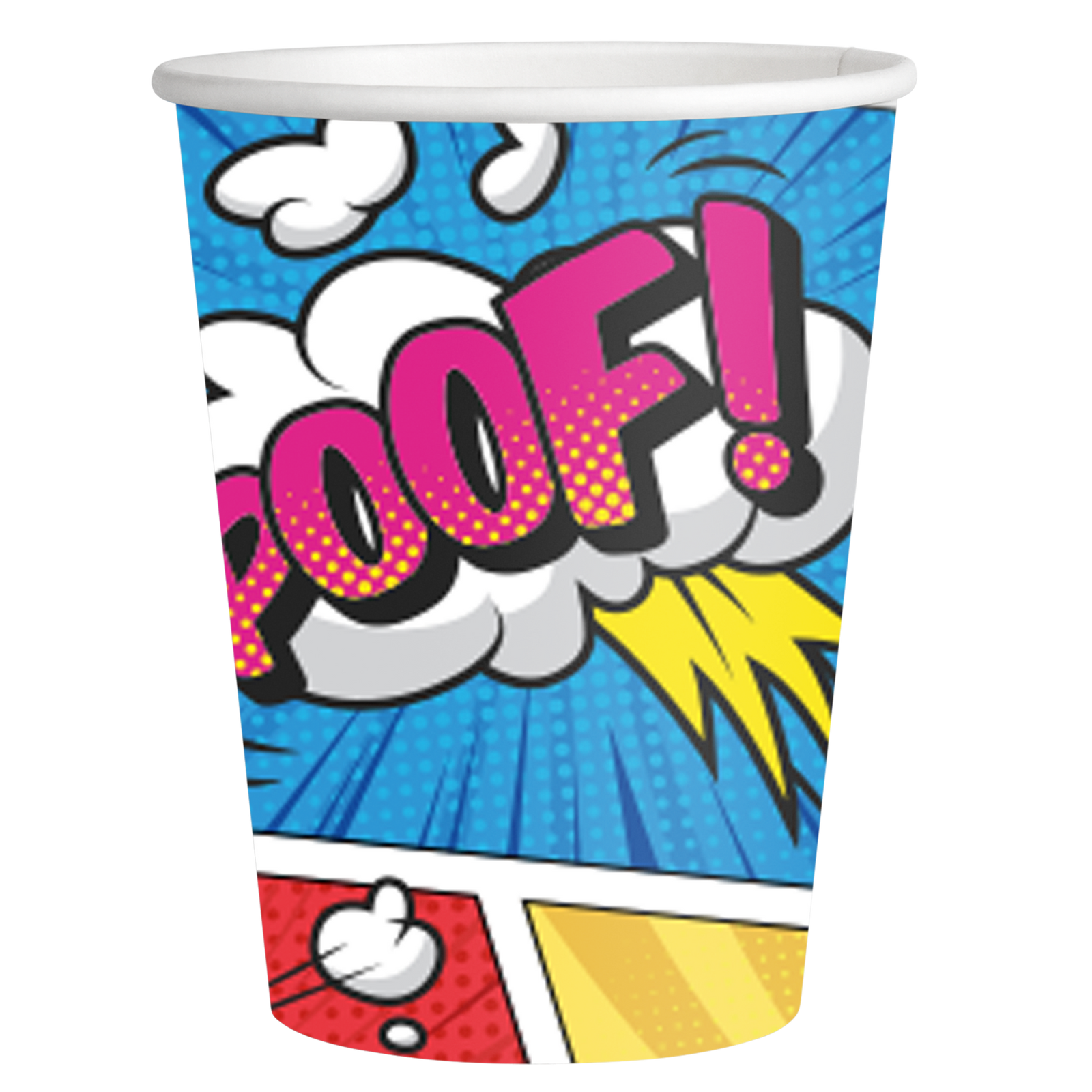 8 Vasos Superhéroes 250 ml