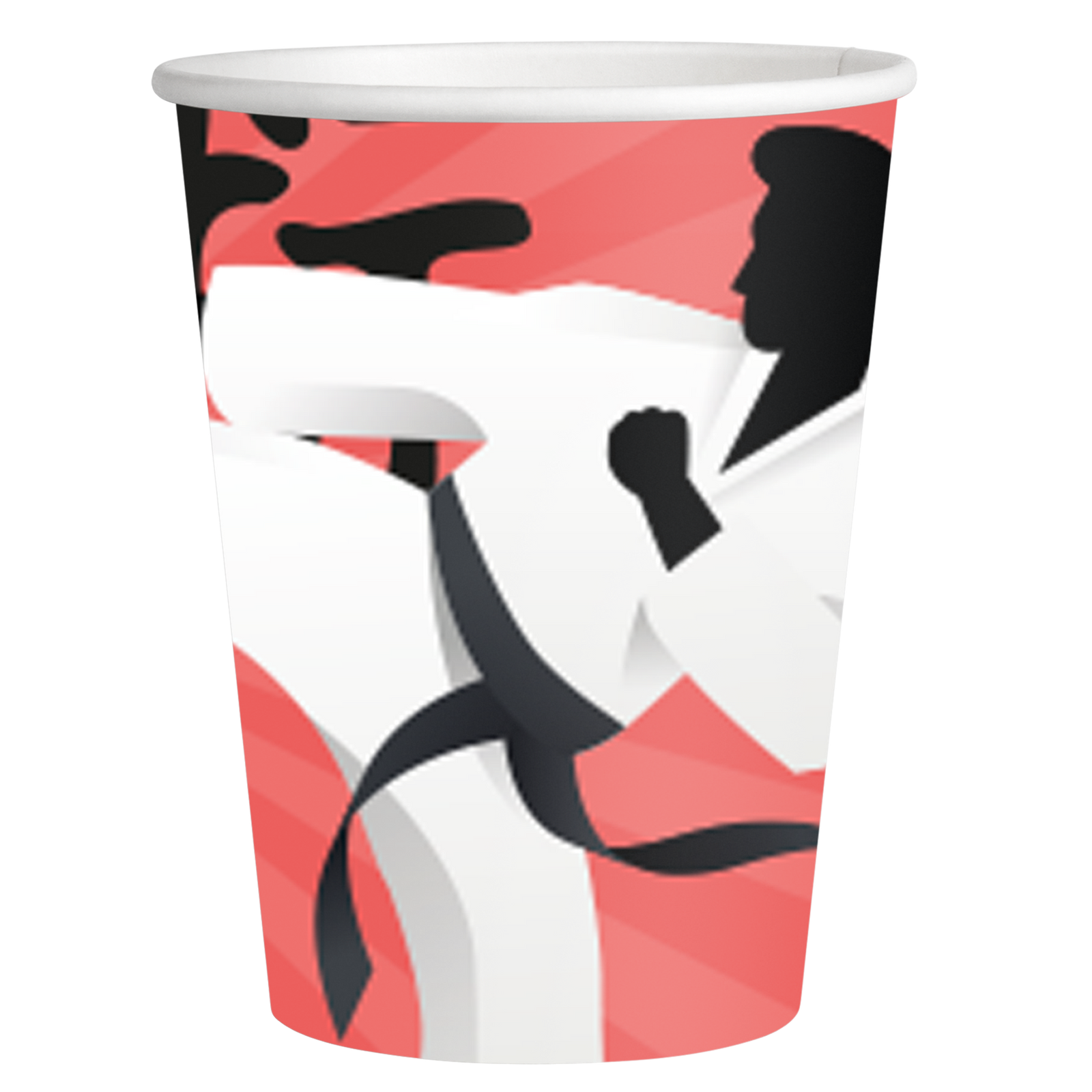8 bicchieri da festa di karate da 250 ml