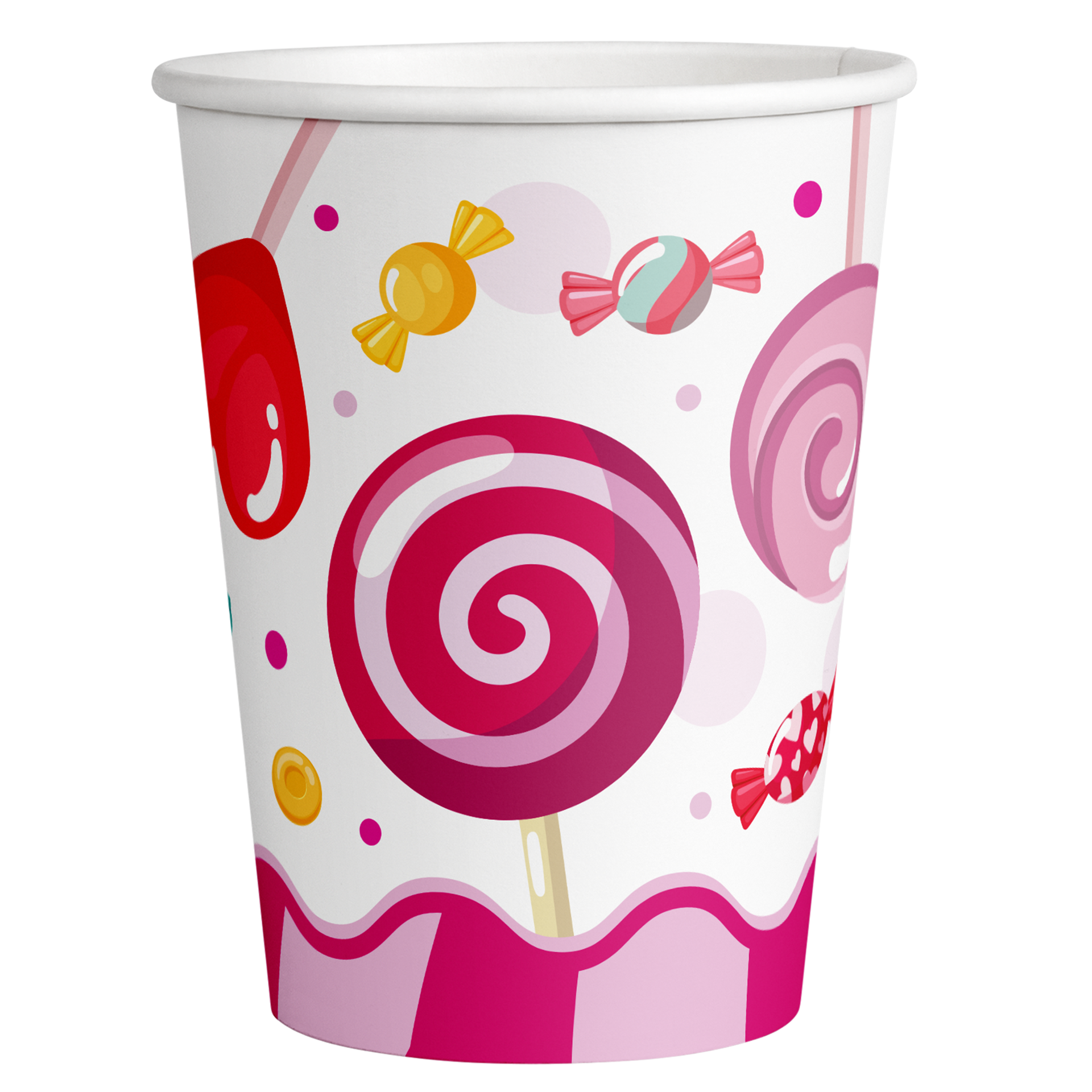 8 Vasos CANDY PARTY 250 ml