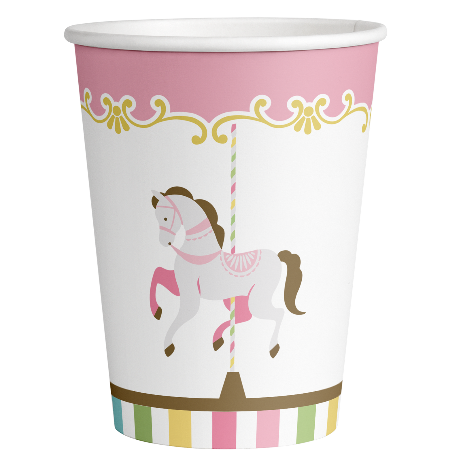 8 Vasos Carrusel 250 ml
