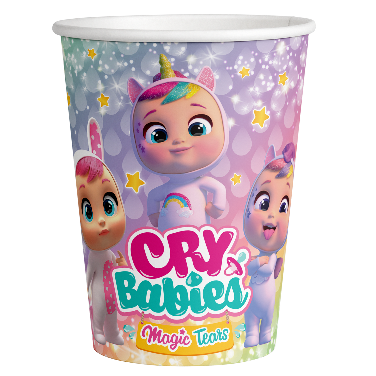8 Vasos Bebés Llorones 250 ml