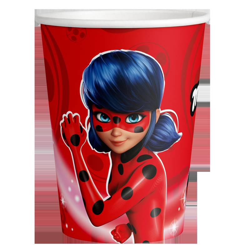 8 Vasos Ladybug 250 ml